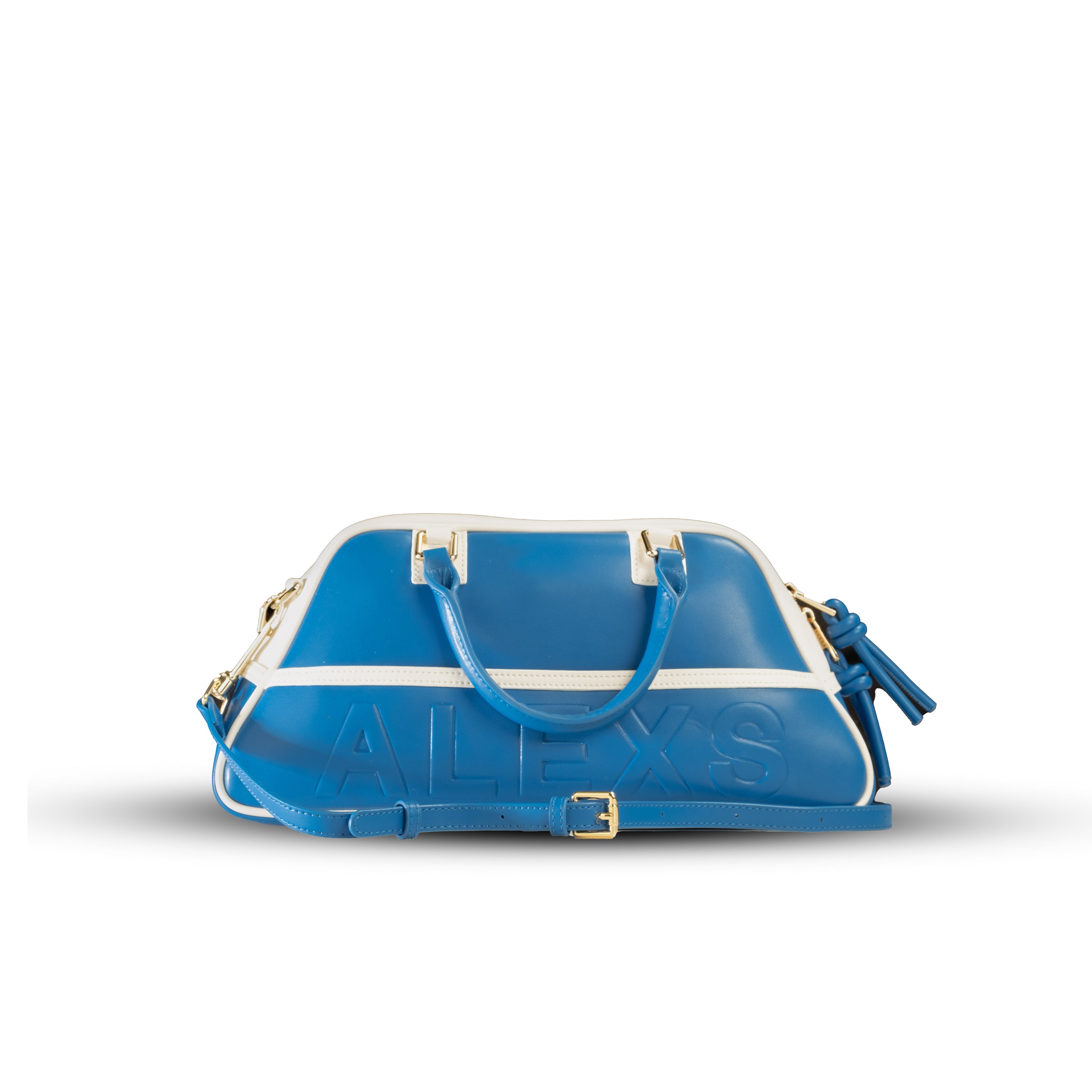 Bolso Deportivo Azul / Blanco