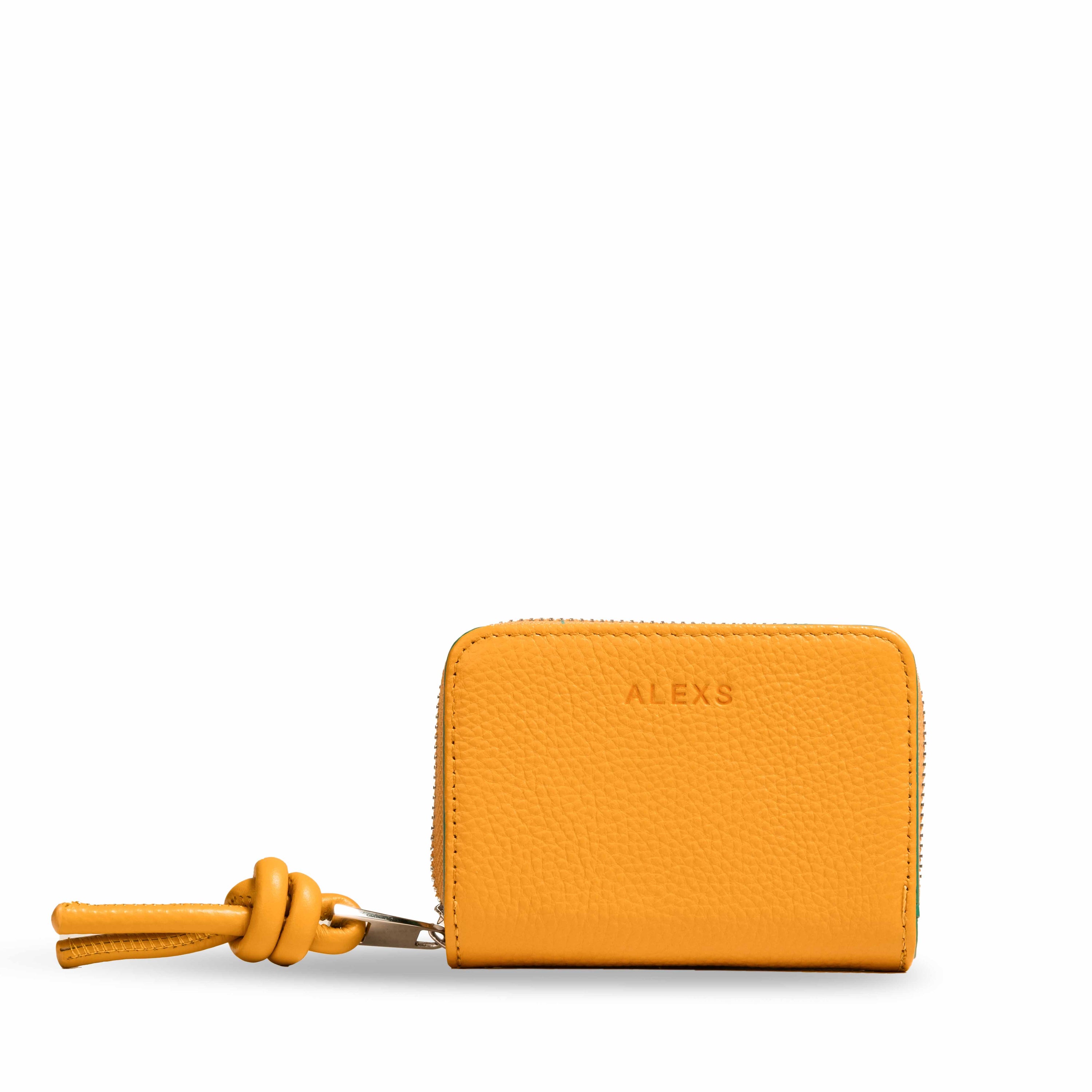 Cartera Amarillo/Turquesa Tirador nudo